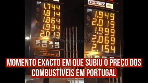 preço dos combustiveis em portugal